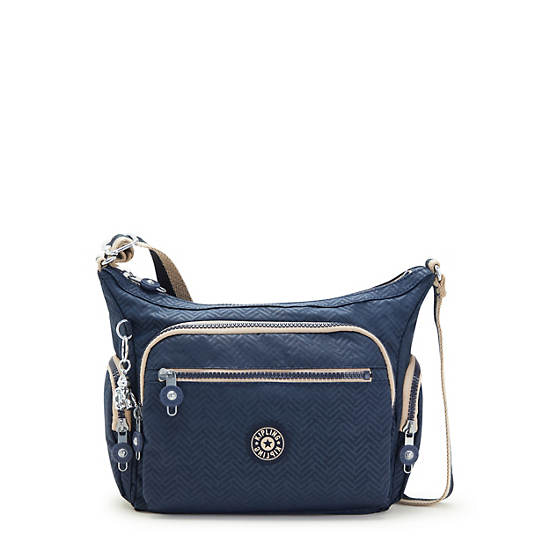 Kipling Gabbie Small Printed Crossbodytassen Blauw | België 2067AH